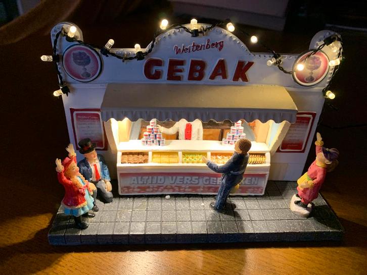 Kerst Gebak Kraam met Verlichting, Diversen, Kerst, Nieuw, Ophalen of Verzenden