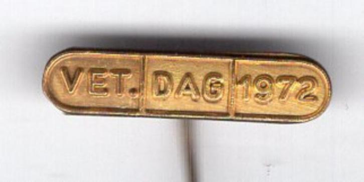 Veteranen dag 1972 koper speldje ( V_154 ), Verzamelen, Speldjes, Pins en Buttons, Nieuw, Speldje of Pin, Stad of Land, Verzenden