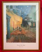 Ingelijste poster Van Gogh Café de Nuit Caféterras bij Nacht, Ophalen, Zo goed als nieuw, Foto of Poster, 75 cm of meer