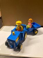 Playmobil 123 traktor en wagen, Ophalen of Verzenden, Gebruikt