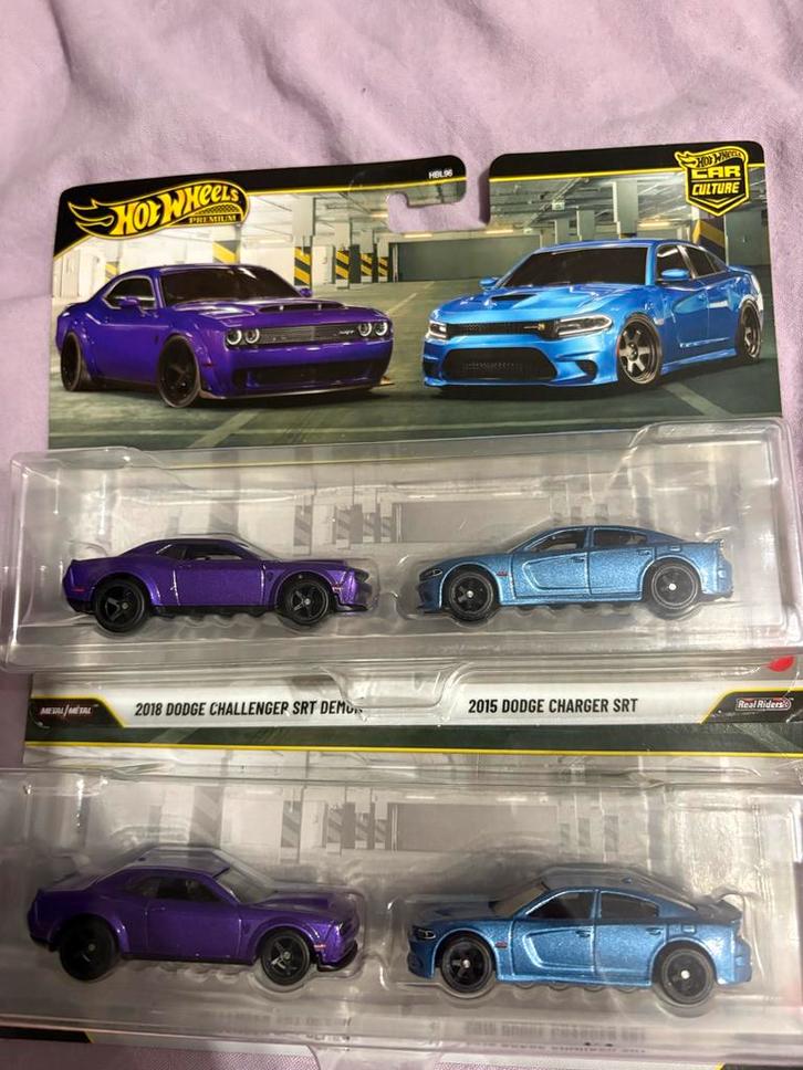 Hot Wheels Premium Dodge Set - LAATSTE, Hobby en Vrije tijd, Modelauto's | 1:18, Nieuw, Auto, Hot Wheels, Ophalen of Verzenden