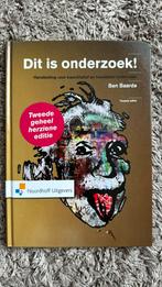 Dit is onderzoek!, Ophalen of Verzenden, B. Baarda, Management, Zo goed als nieuw