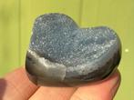 Agaat hart met druzy kristallen mineralen, Ophalen of Verzenden, Mineraal