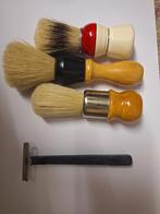 Scheerset borstel en scheermes gilette vintage, Ophalen of Verzenden, Gehele gezicht
