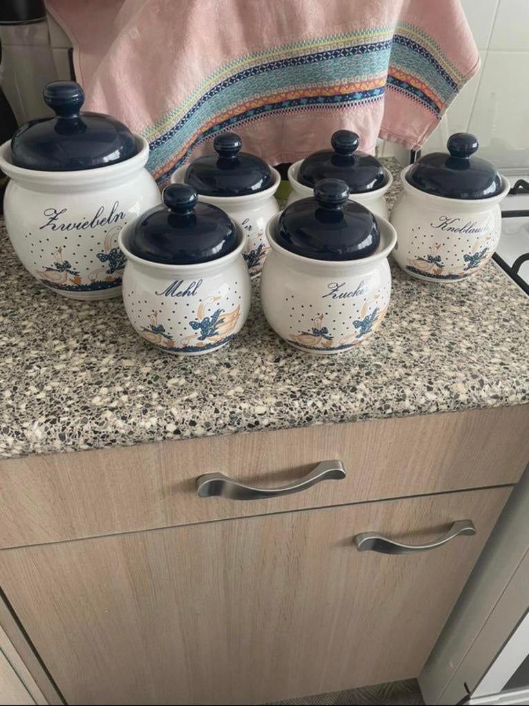 6x Keukenpotten voor in de keuken, Ophalen of Verzenden, Zo goed als nieuw, Pot, Bus of Blik