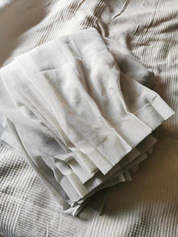 2 stuks Witte Vitrage 170Lx350B beschikbaar voor biedingen