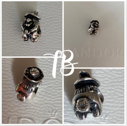Originele Pandora heks bedel (pre-loved) & 2 zwarte murano’s, Sieraden, Tassen en Uiterlijk, Bedels, Gebruikt, Pandora, Zilver