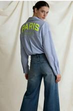 Blouse Paris Bonjour, Maat 38/40 (M), Blauw, Nieuw, Ophalen of Verzenden