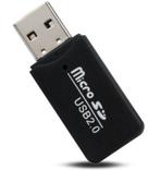 USB-A 2.0 High Speed Micro SD TF Geheugenkaartlezer Adapter, Ophalen of Verzenden, Nieuw