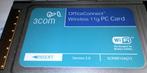 3Com 3CRWE154G72 V2 11G 11Mbps 54Mbps 32-bit PCMCIA Cardbus, Extern, 3Com, Ophalen of Verzenden, Zo goed als nieuw