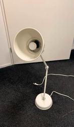 Witte bureaulamp, Ophalen, Zo goed als nieuw, Metaal, Minder dan 100 cm