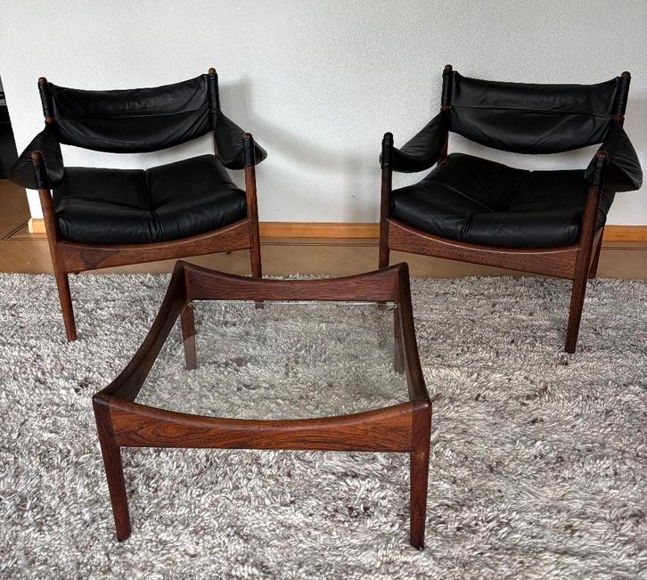 Vintage Modus zitgroep Kristian Vedel Willadsen Møbelfabrik, Huis en Inrichting, Banken | Complete zithoeken, Zo goed als nieuw