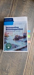 Belastingwettenpocket 2022, Ophalen of Verzenden, Zo goed als nieuw