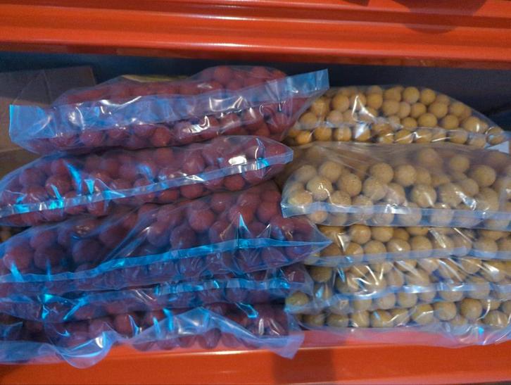 Boilies restpartij/bulk vanaf € 2,- per kilo!, Watersport en Boten, Hengelsport | Karpervissen, Zo goed als nieuw, Overige typen