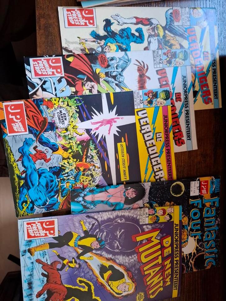 Juniorpress Marvel Comics - Set van 5, Boeken, Strips | Comics, Gelezen, Meerdere comics, Europa, Ophalen of Verzenden