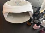 Gellak + lamp, Sieraden, Tassen en Uiterlijk, Uiterlijk | Cosmetica en Make-up, Ophalen, Zo goed als nieuw, Overige kleuren, Handen en Nagels