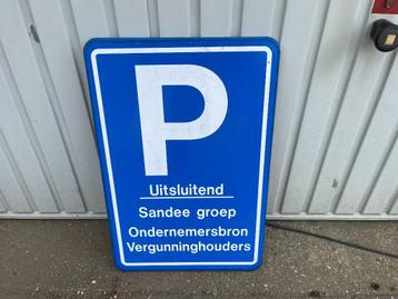 Bord "Vergunningshouders" beschikbaar voor biedingen