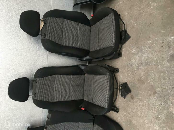 Bekleding set grijs Peugeot 207 SW ('07-'13), Auto-onderdelen, Interieur en Bekleding, Peugeot, Gebruikt, Ophalen of Verzenden