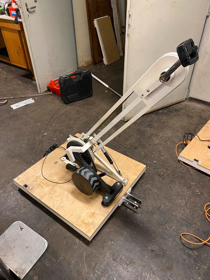 Wahoo Kickr v1 Prototype Fiets Trainer, Sport en Fitness, Fitnessapparatuur, Gebruikt, Hometrainer, Benen, Metaal, Ophalen