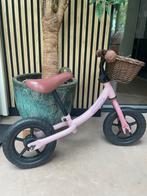 Roze Hippiez Loopfiets met Mandje, Ophalen, Zo goed als nieuw