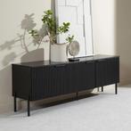 Nous Living Woood Joss Ribbel TV Meubel 160cm, Huis en Inrichting, Ophalen, Gebruikt, 150 tot 200 cm, Minder dan 100 cm