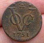 Prachtige Duit Voc Holland 1751, Ophalen of Verzenden, Vóór koninkrijk, Overige waardes, Losse munt