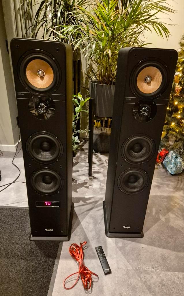Teufel Ultima 40 Active Stereo Set, Audio, Tv en Foto, Luidsprekers, Zo goed als nieuw, Front, Rear of Stereo speakers, 120 watt of meer