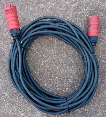 25 meter 4 Polige 32 Ampere krachtkabel krachtstroom beschikbaar voor biedingen