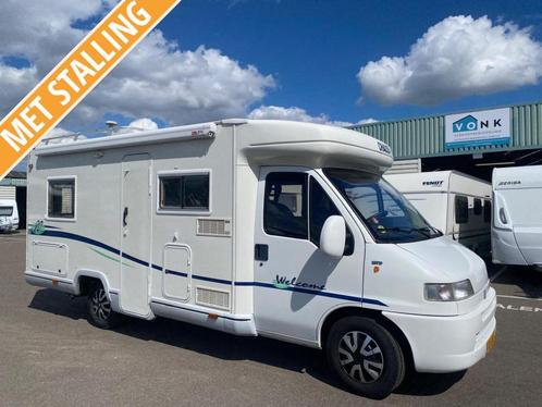 Chausson Welcome 80 bj2001 +luifel, nieuwe banden +stalling, Caravans en Kamperen, Campers, Bedrijf, tot en met 4, Half-integraal