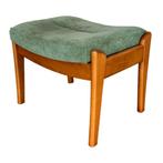 Vintage Farstrup voetsteun voetenbank poef Deens ontwerp, Hout, Minder dan 50 cm, Gebruikt, Vintage