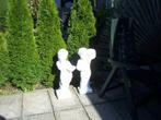 twee mooie tuin beelden, Ophalen, Gebruikt, Mens