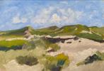 Duinlandschap.  Olieverf, Antiek en Kunst, Ophalen of Verzenden