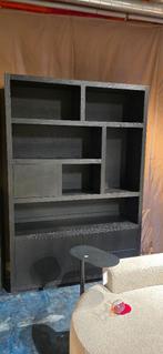Opbergkast / Vakkenkast – Zwart - 150 cm B SHOWMODEL !, Huis en Inrichting, Eikenhout, 100 tot 150 cm, 200 cm of meer, Bornsestraat 31