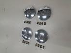 Volkswagen golf mk1 chrome wieldoppen incl. zeldzame klemmen, Ophalen of Verzenden, Gebruikt