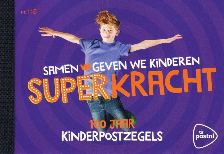 Nederland- 2024- Prestigeboekje- Kinderpostzegels- Nr. 115, Postzegels en Munten, Postzegels | Nederland, Postfris, Na 1940, Verzenden