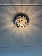 Stijlvolle plafondlamp met kristallen te koop, Kristal, Ophalen of Verzenden, Minder dan 50 cm, Glas