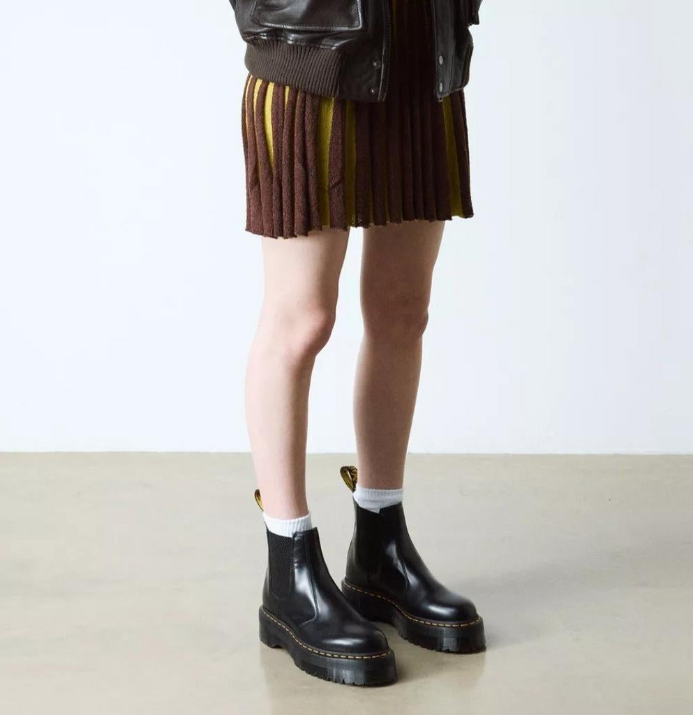 Dr. Martens Quad Chelseaboots 2976 zwart leer maat 39 zgan, Kleding | Dames, Schoenen, Ophalen of Verzenden, Zo goed als nieuw