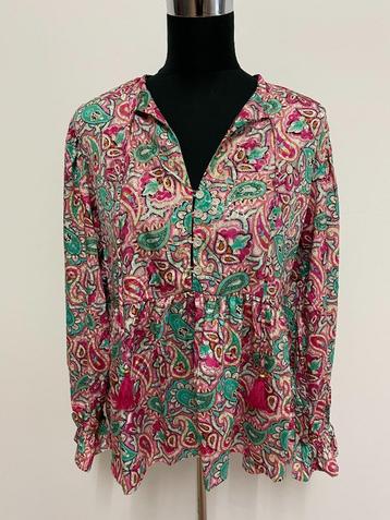 Top32 - Fleurig Ibizastyle tuniek maat 2=M (1) beschikbaar voor biedingen