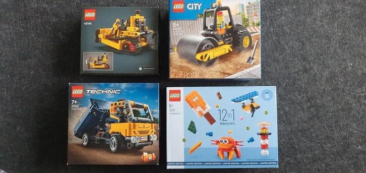 Lego Techniek 2x, City 1x,  Fun Creativity 12-in-1 1x, Kinderen en Baby's, Speelgoed | Duplo en Lego, Zo goed als nieuw, Lego