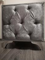 Nachtkastje Eric Kuster style velvet grijs NIEUW!, Ophalen, Nieuw, Minder dan 45 cm, Minder dan 55 cm