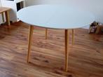tafel en bij passende stoelen, Ophalen, 100 tot 150 cm, Rond, Scandinavisch