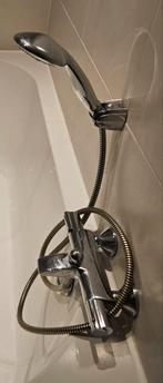 Grohe Thermostaatkraan met Handdouche - 3 standen, Doe-het-zelf en Verbouw, Sanitair, Ophalen, Zo goed als nieuw, Chroom, Kraan