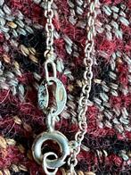 Ketting zilver edelsteen edelstenen hanger 925, Ophalen of Verzenden, Zo goed als nieuw, Zilver