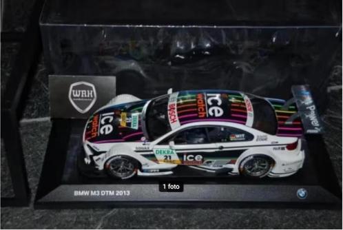 BMW M3 E92 DTM 2013 ICE WATCH #21 Minichamps 1:18 boxed WRH, Hobby en Vrije tijd, Modelauto's | 1:18, Zo goed als nieuw, Auto