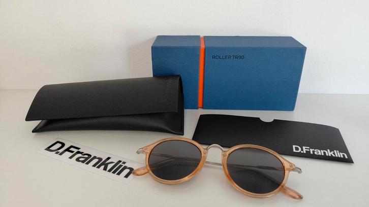 Zonnebril D.FRANKLIN oranje, Sieraden, Tassen en Uiterlijk, Zonnebrillen en Brillen | Dames, Zo goed als nieuw, Overige merken
