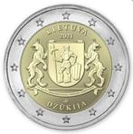 Rol Litouwen 2 euro 2021-DZukija, 2 euro, Setje, Ophalen of Verzenden, Overige landen
