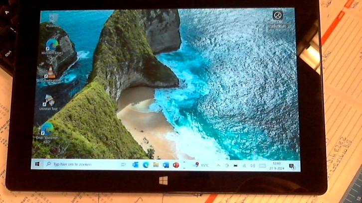 Tekoop: Windows tablet 10,1 inch, Computers en Software, Windows Tablets, Gebruikt, Wi-Fi, 10 inch, 32 GB, Usb-aansluiting, Ophalen of Verzenden