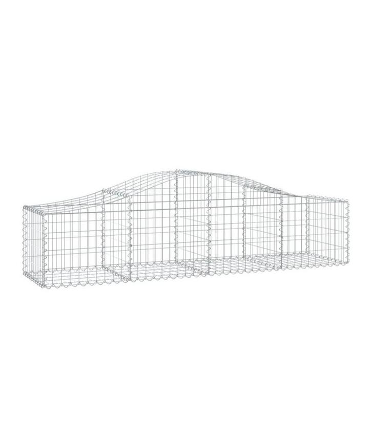 Schanskorf Gewelfd 200x50x40/60 - Gegalvaniseerd, Tuin en Terras, Terrasdelen en Vlonders, Nieuw, Overige materialen, Ophalen