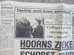 Schmitz nieuwe burgemeester van Haarlem (krant 1985), Knipsel(s), Verzenden