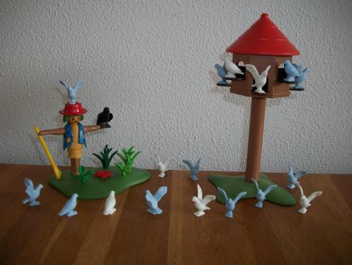 7752 duiventil met vogelverschrikker, Kinderen en Baby's, Speelgoed | Playmobil, Nieuw, Complete set, Ophalen of Verzenden